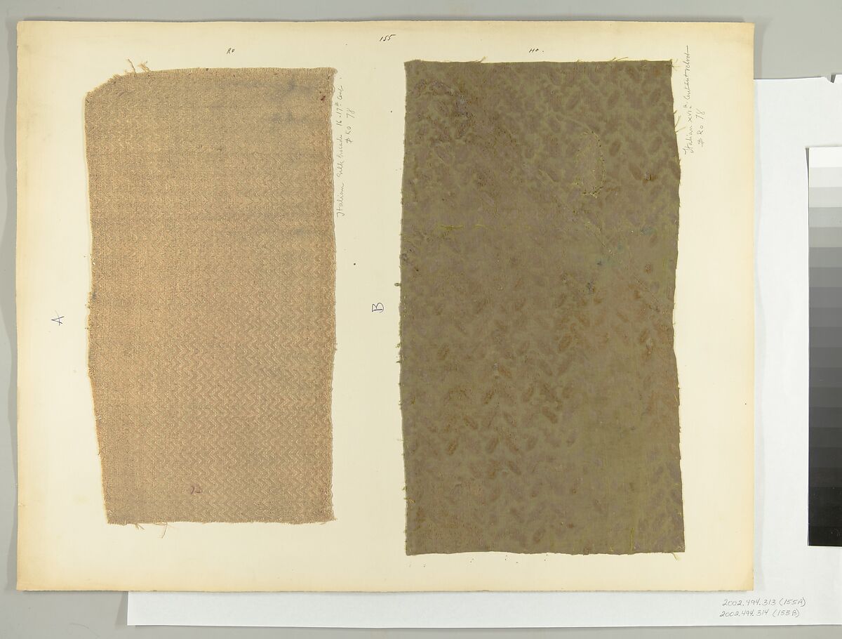 Fragment, Silk, Italian
