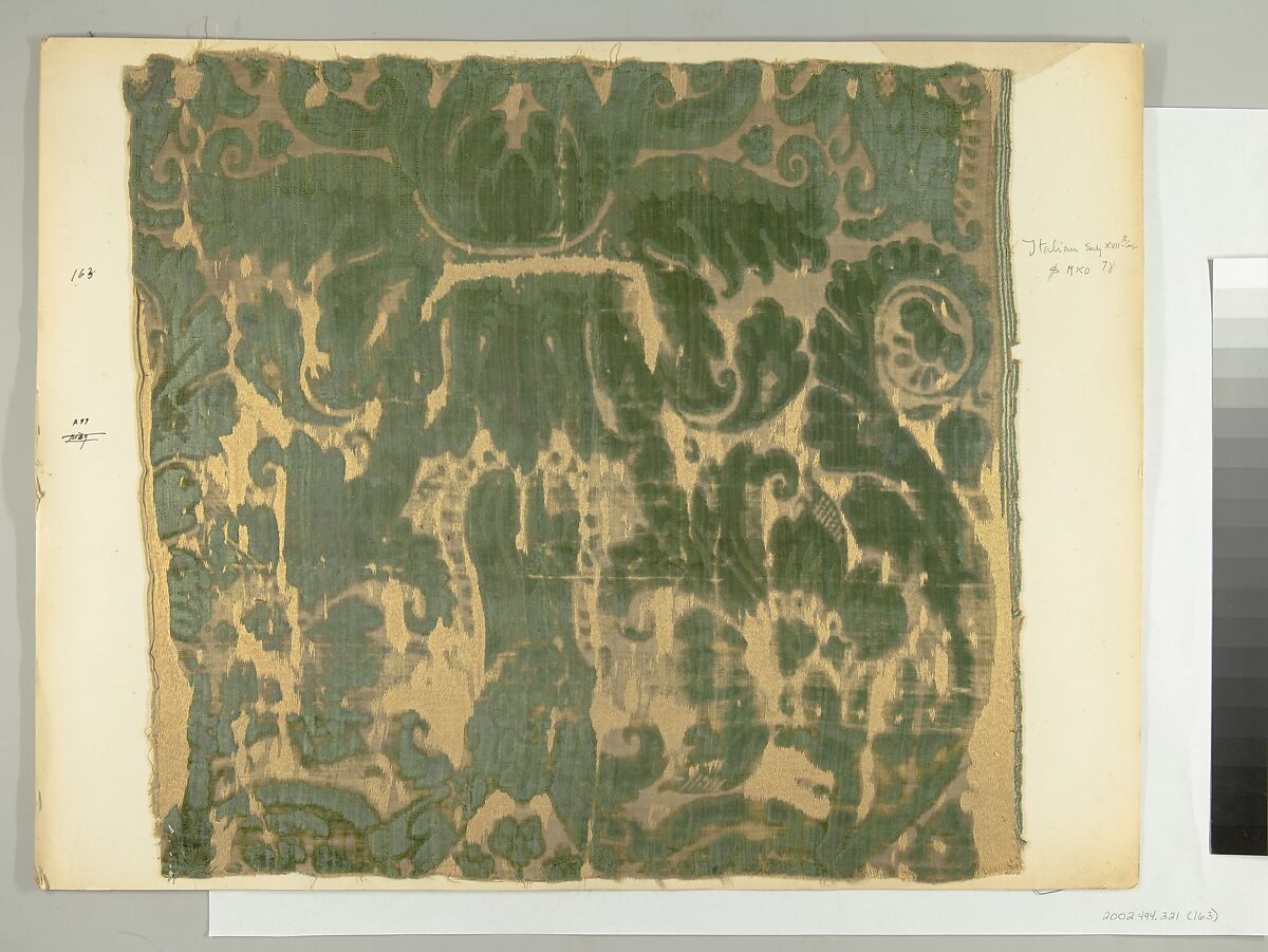 Fragment, Silk, Italian