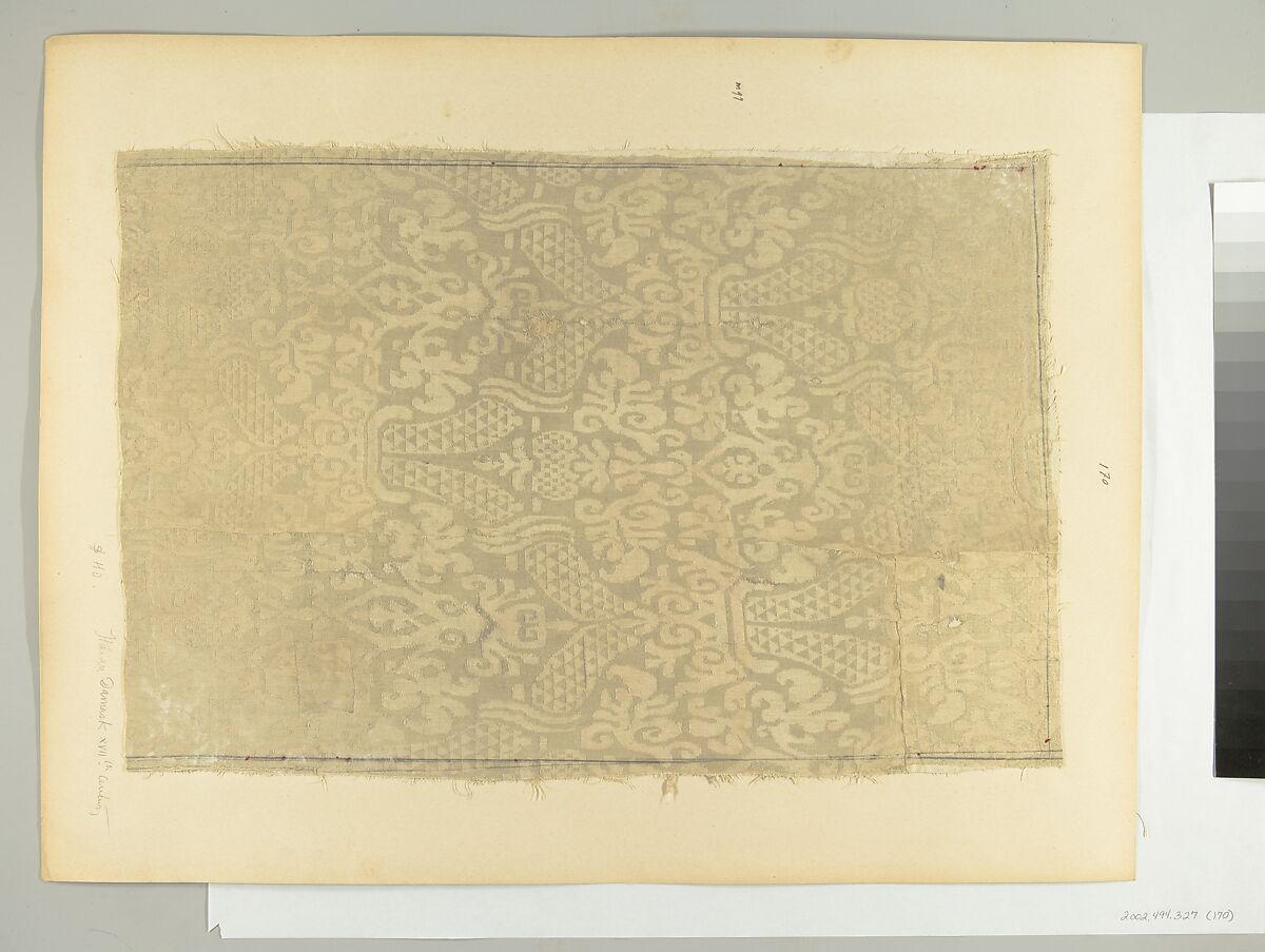 Fragment, Silk, Italian