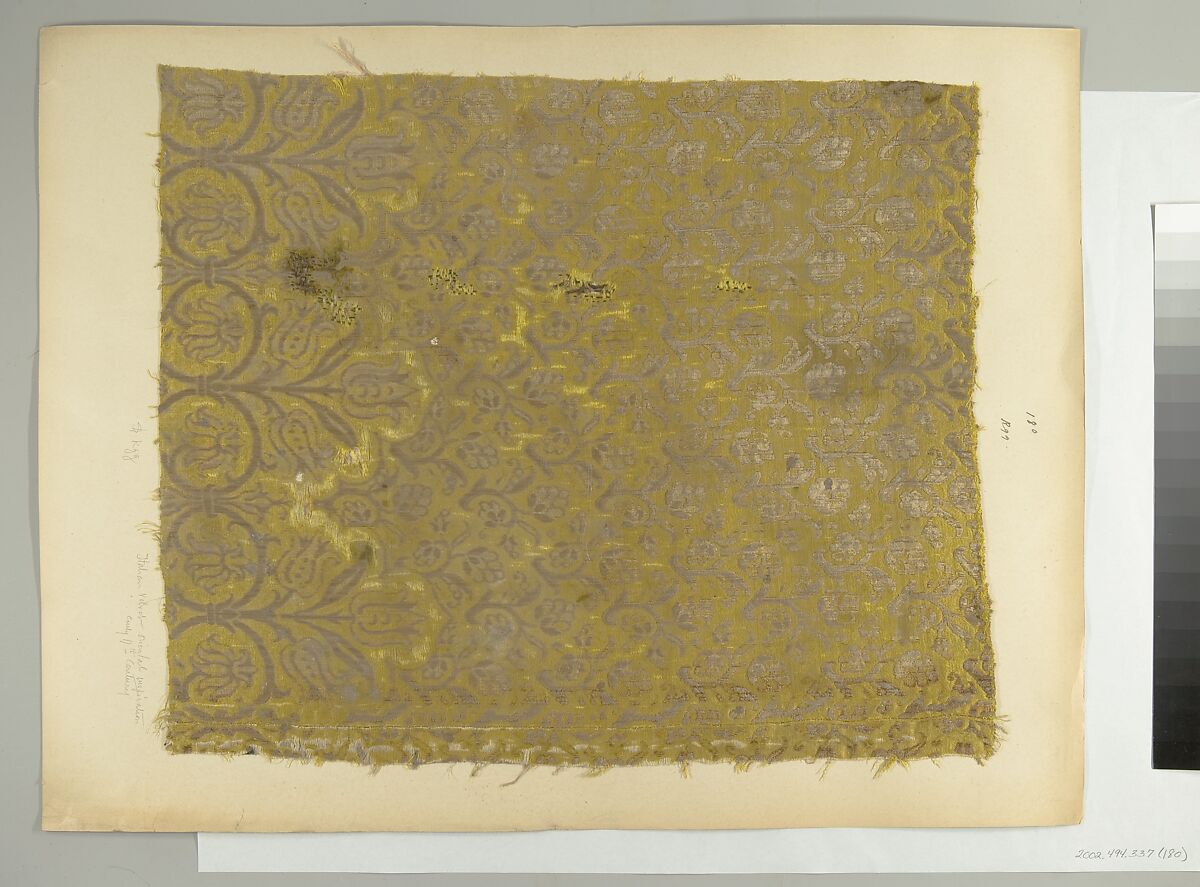 Fragment, Silk, Italian