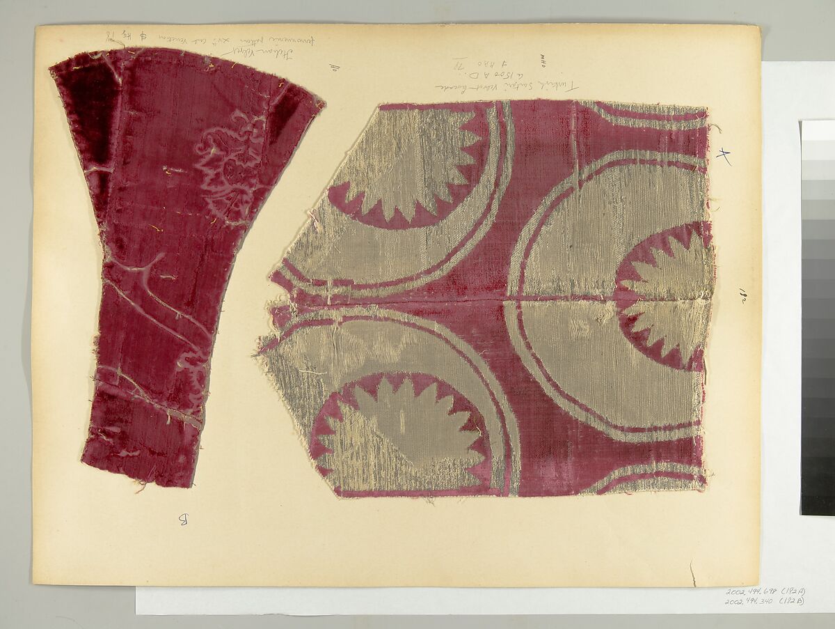 Fragment, Silk, Italian