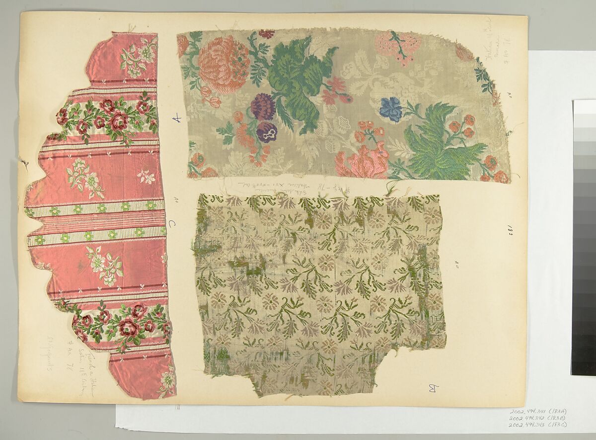 Fragment, Silk, Italian