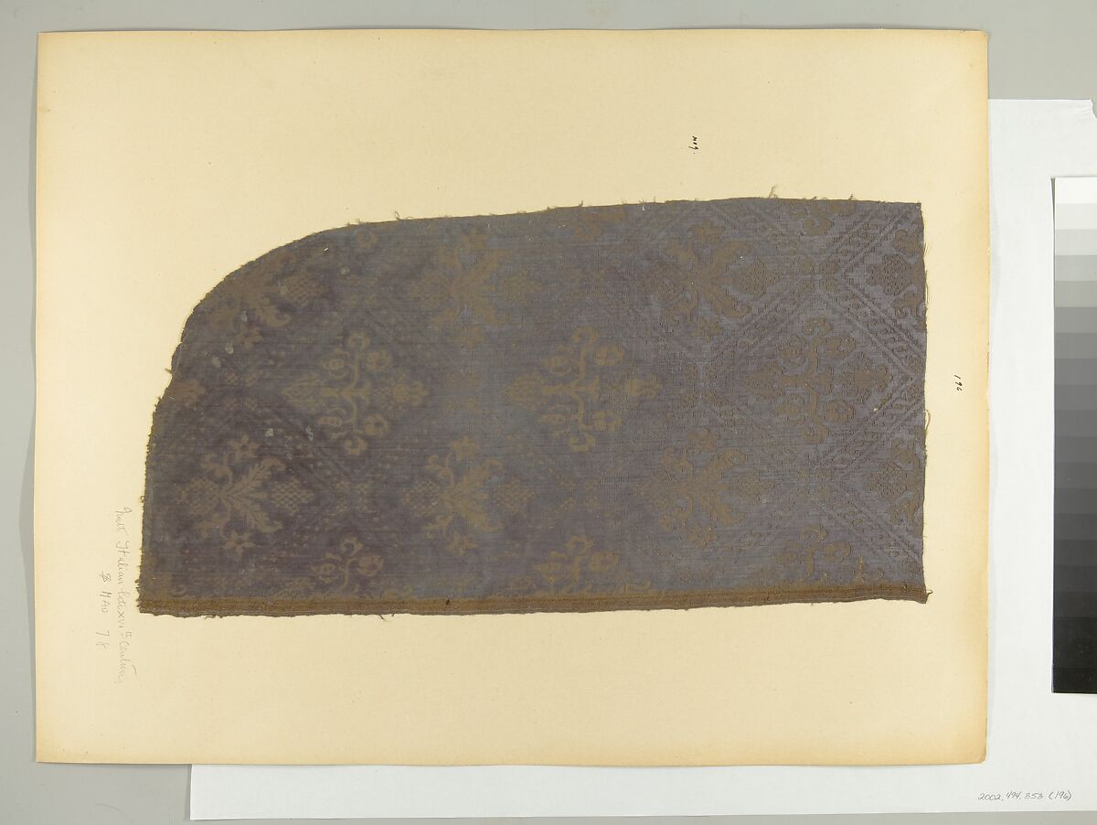 Fragment, Silk, Northern Italian
