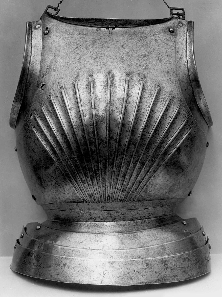 Breastplate, Hans Maystetter (Austrian, Innsbruck, documented 1508–33), Steel, Austrian, Innsbruck 