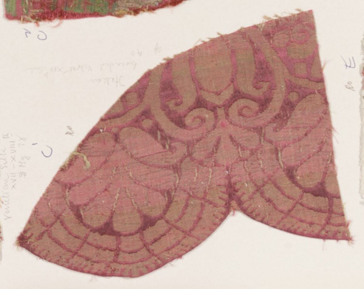Fragment, Silk, Italian, Venice 