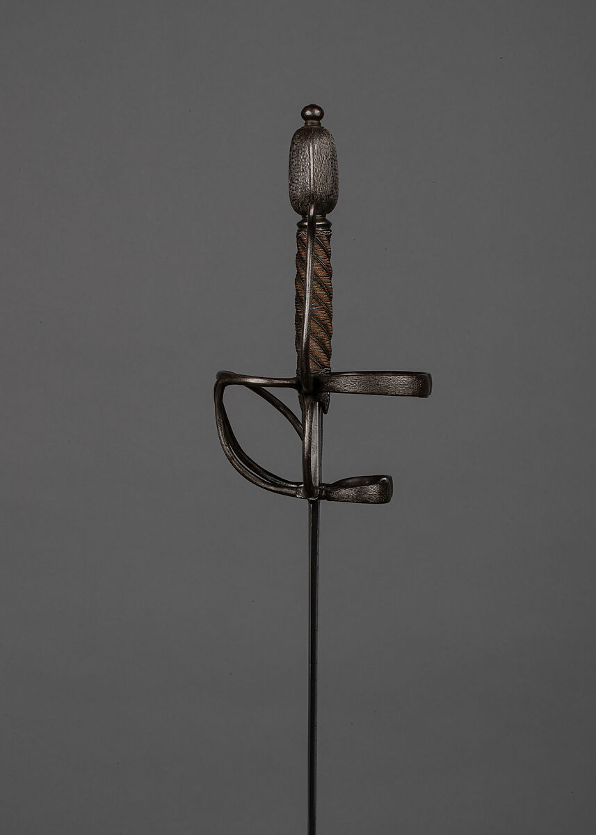 Rapier, Peter Tesche (German, Solingen, active mid-17th century), Steel, copper, wood, German