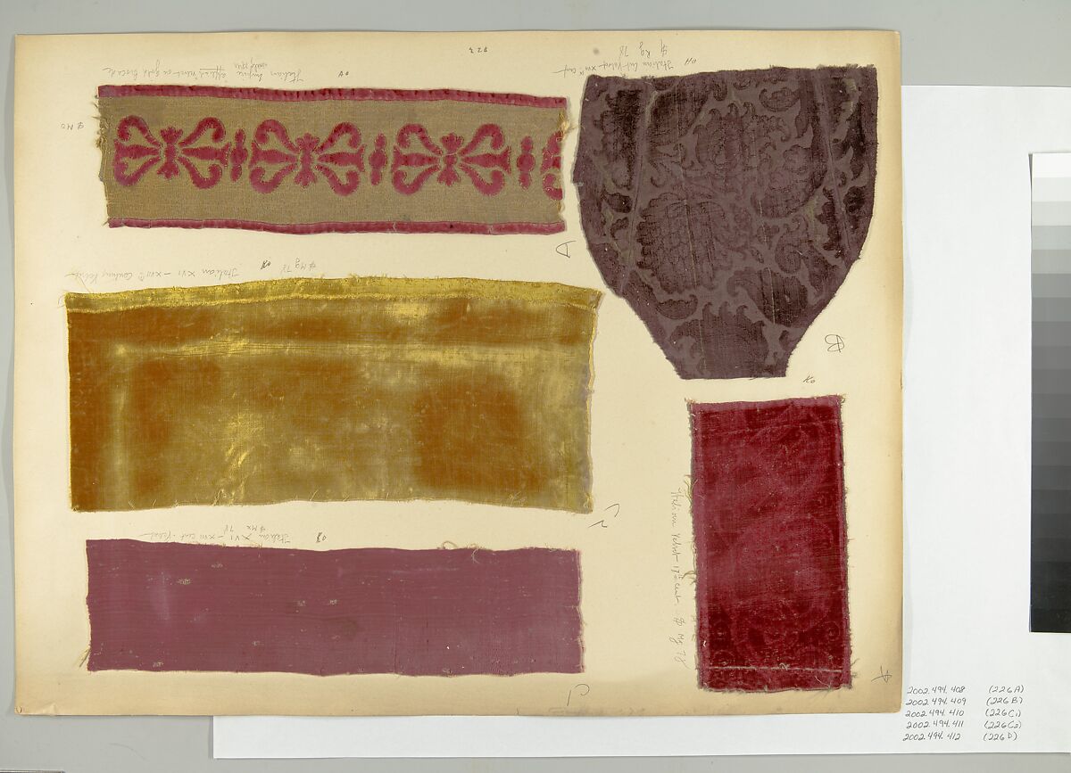 Fragment, Silk, Italian