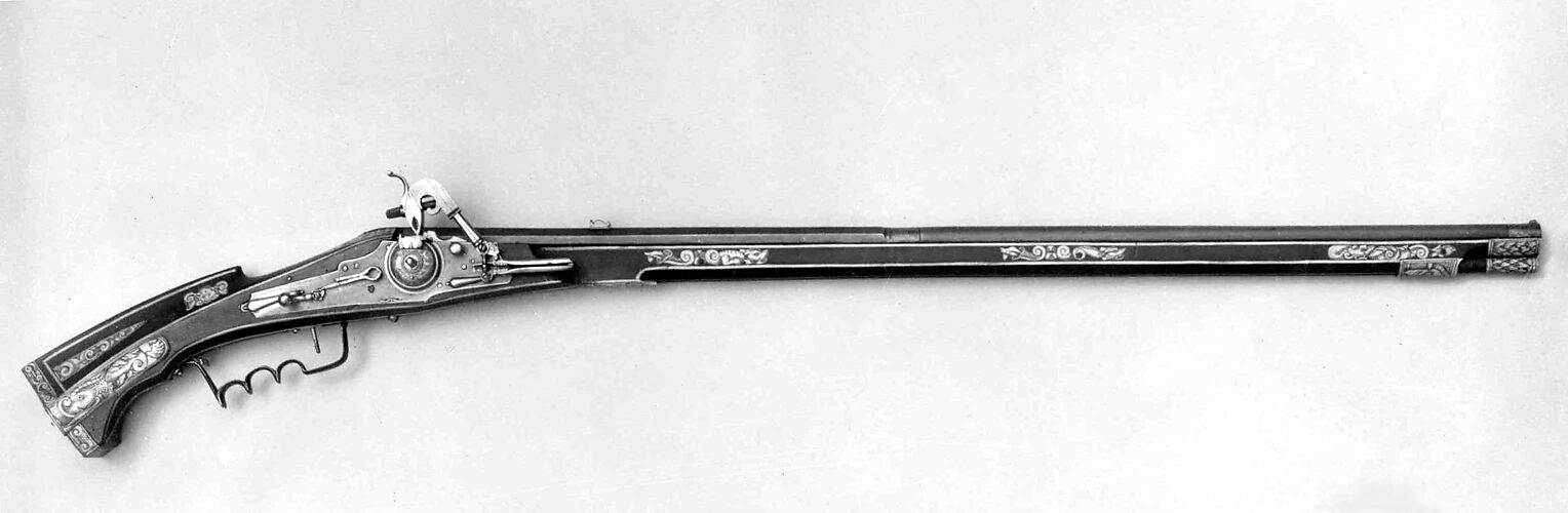 Wheellock Gun Made for the Bodyguard of the Prince-Elector of Saxony
