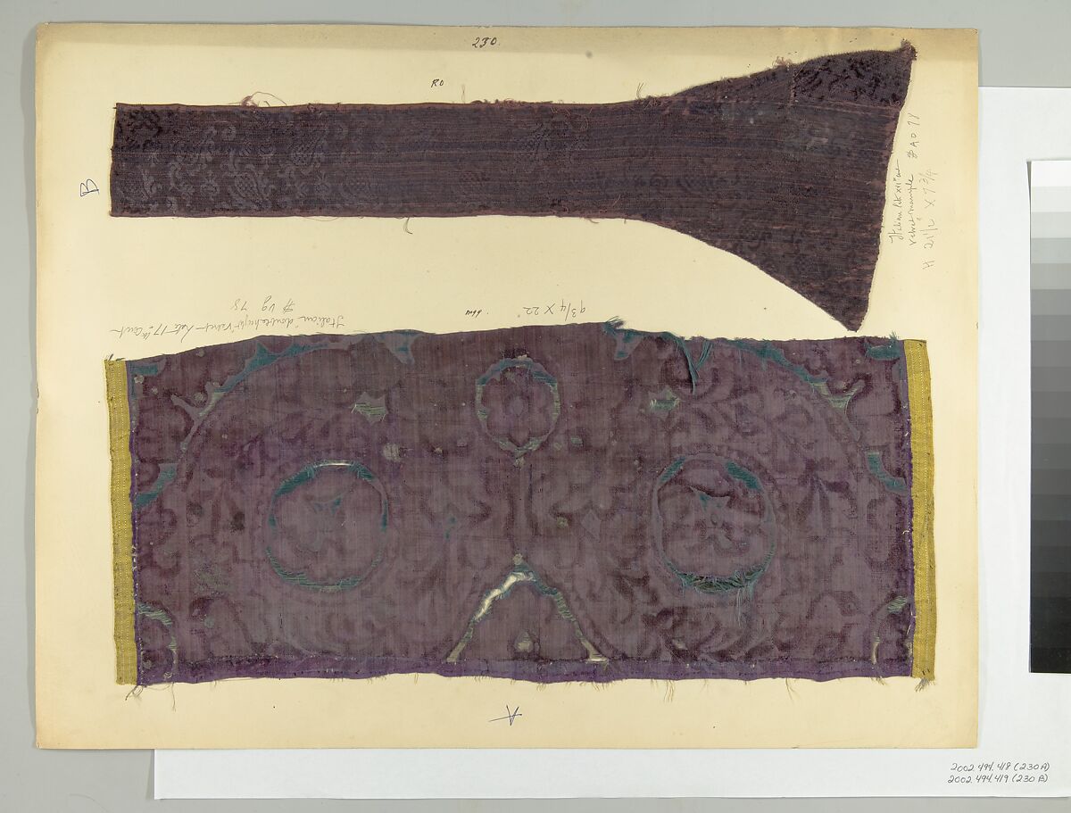 Fragment, Silk, Italian