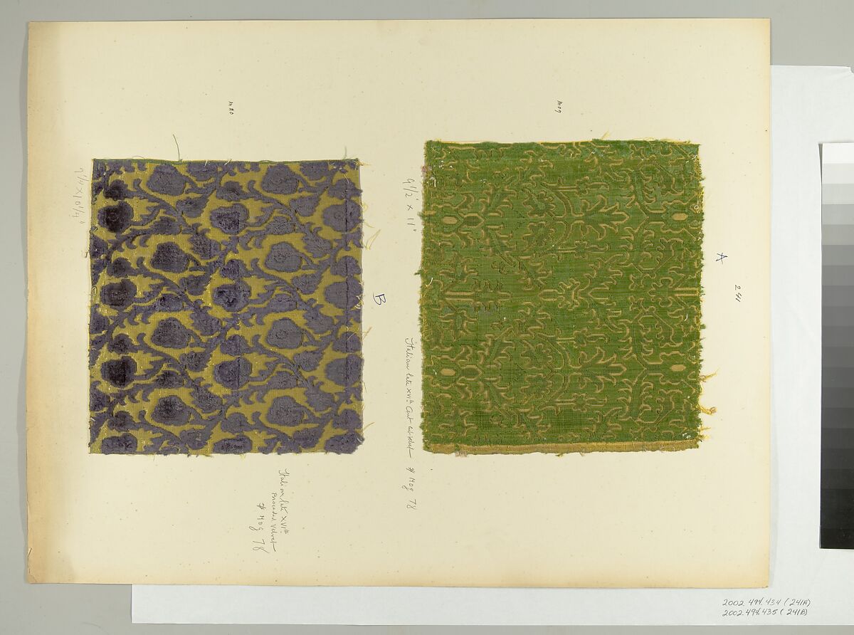 Fragment, Silk, Italian