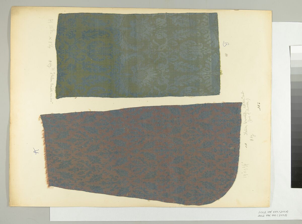 Fragment, Silk, Italian