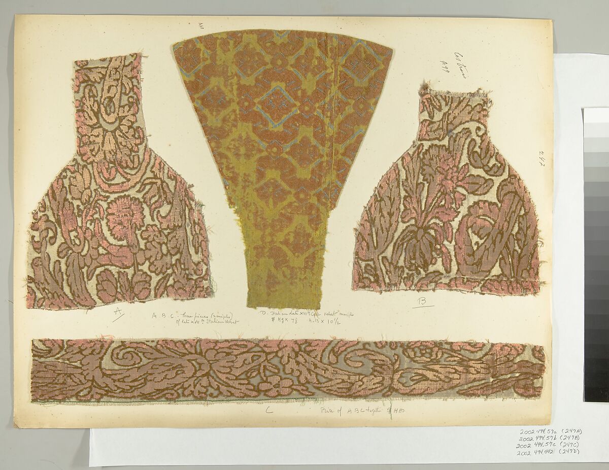 Fragment, Silk, Italian