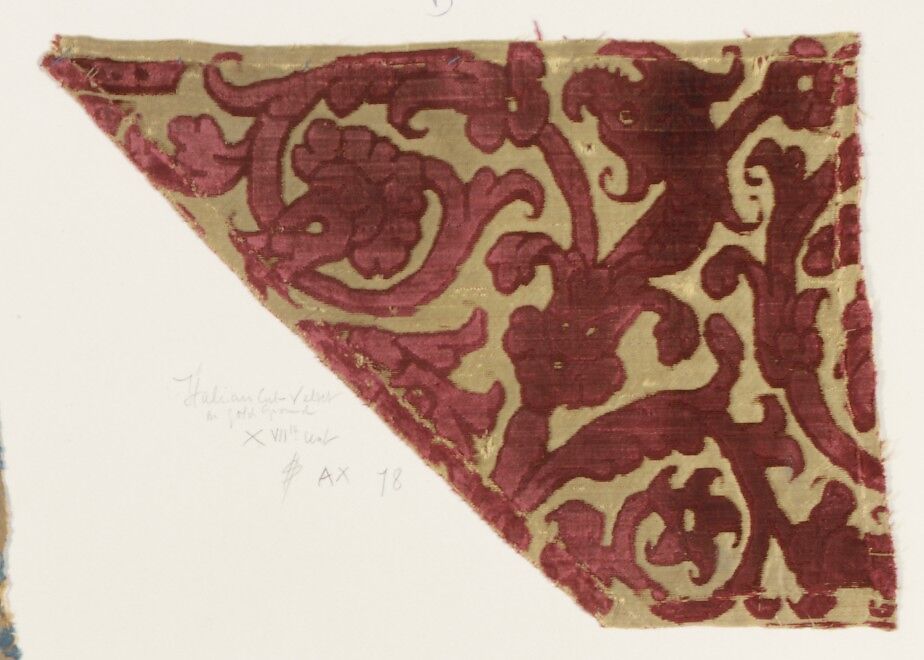 Fragment, Silk, Italian 