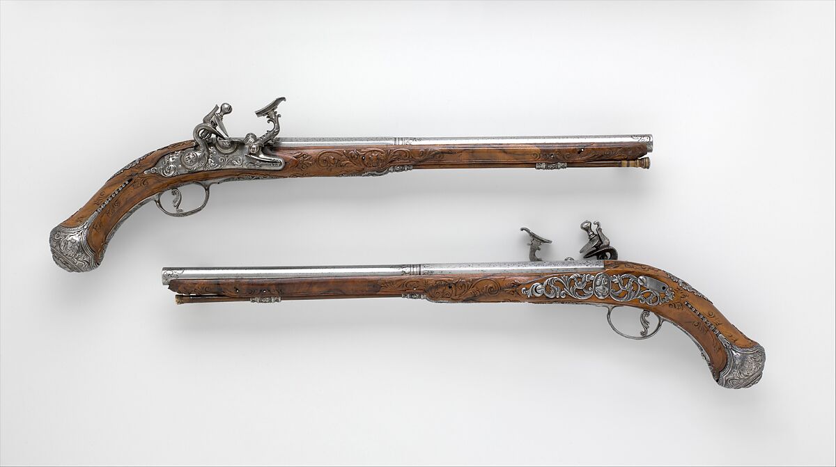 Brass Decorative Italian Flintlock Pistol