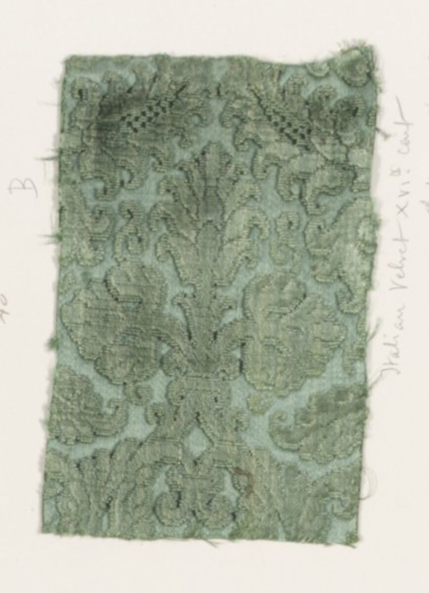 Fragment, Silk, Italian 