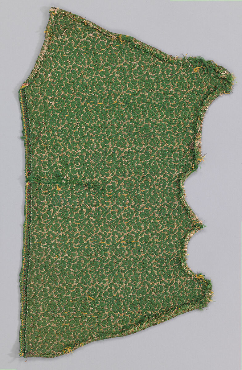 Fragment, Silk, metal thread, Italian