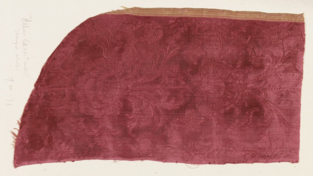 Fragment, Silk, Italian 