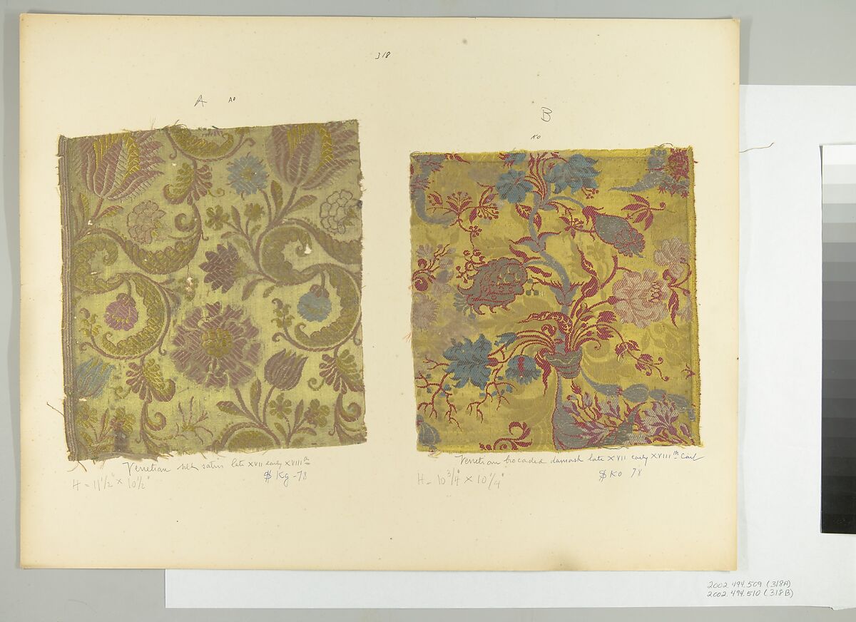 Fragment, Silk, Italian, Venice