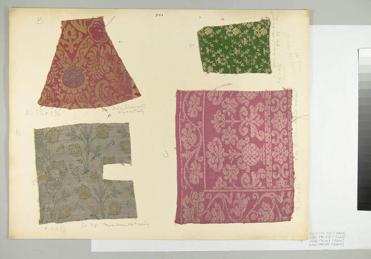 Fragment, Silk, Italian