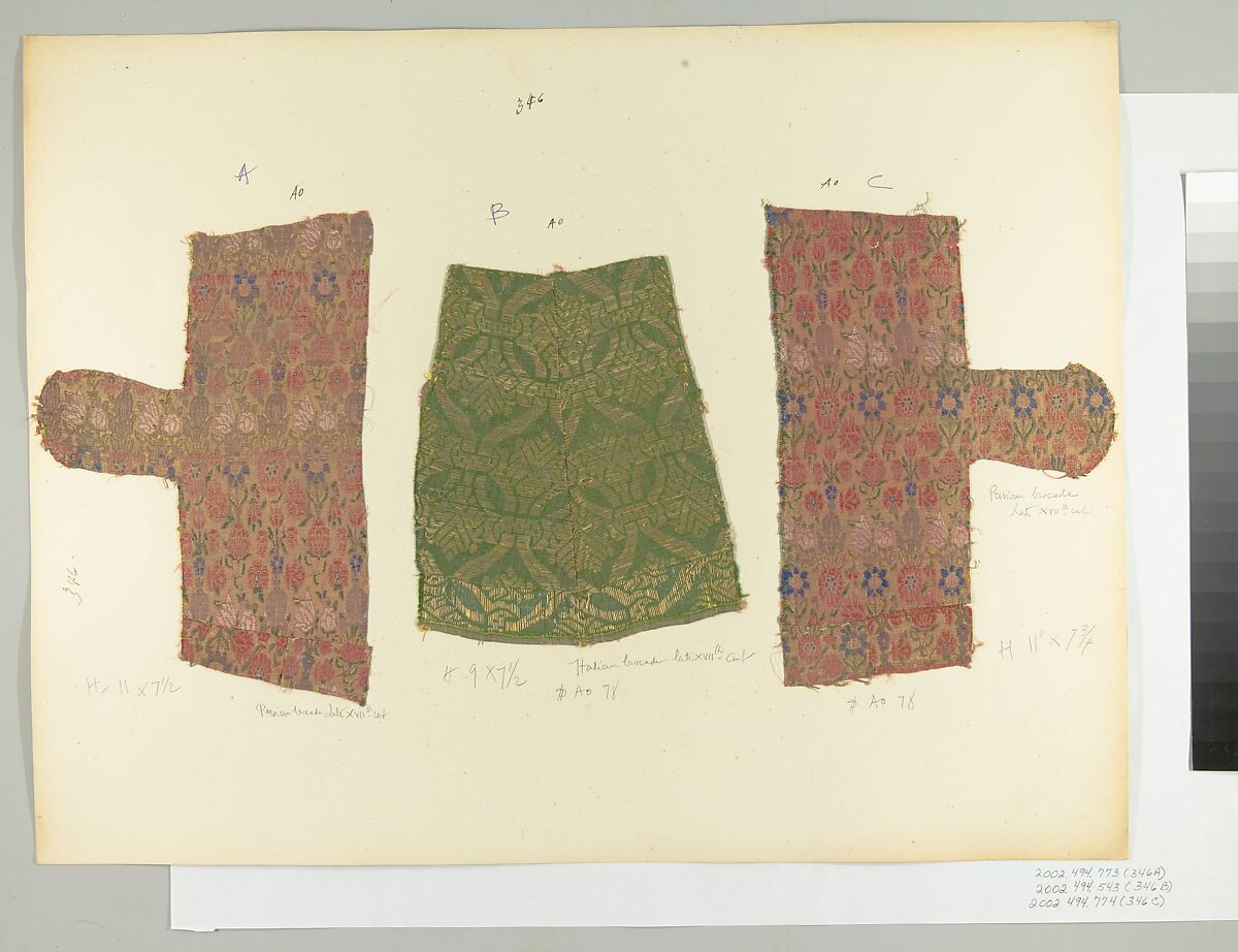 Fragment, Silk, Italian