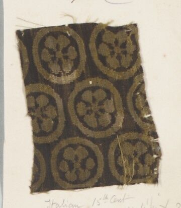 Fragment, Silk, Italian 