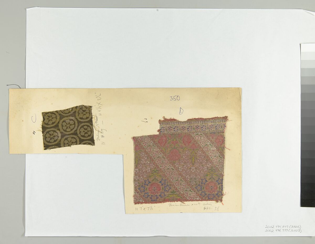 Fragment, Silk, Italian