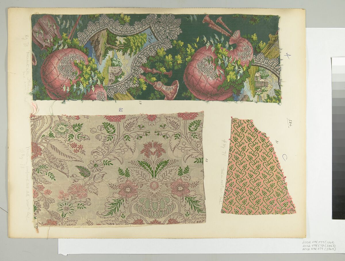 Fragment, Silk, Italian