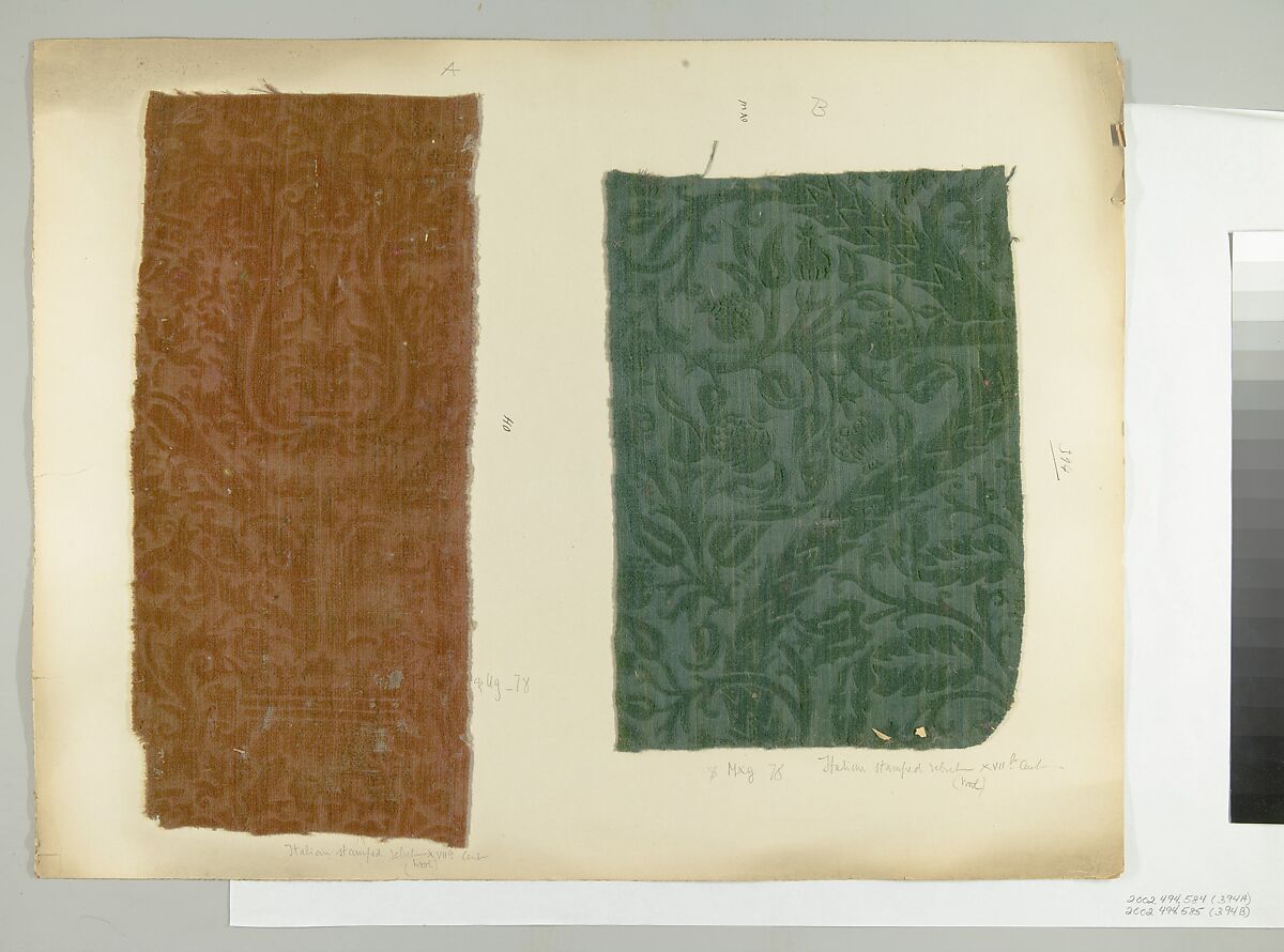 Fragment, Wool, possibly Italian