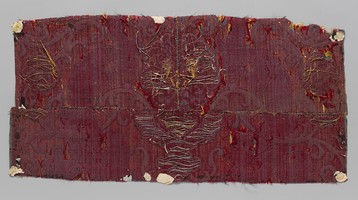 Fragment, Silk, metal thread, Spanish