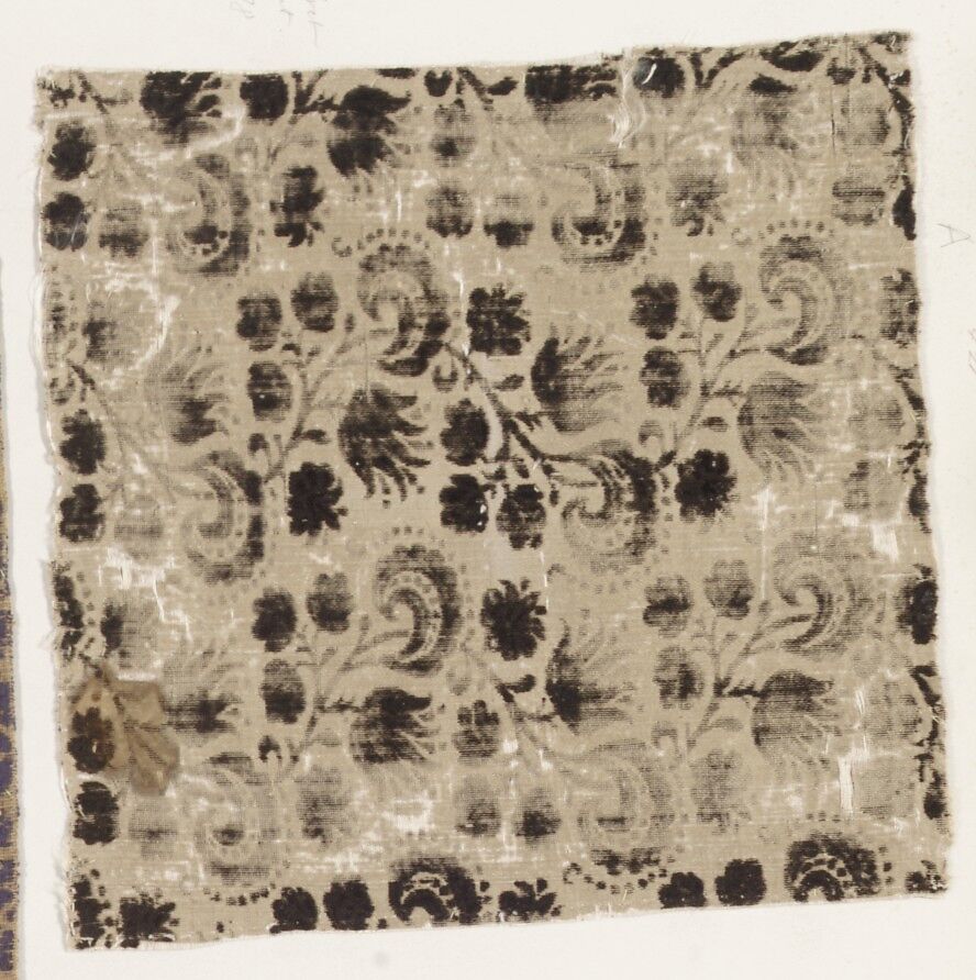 Fragment, Silk, Italian