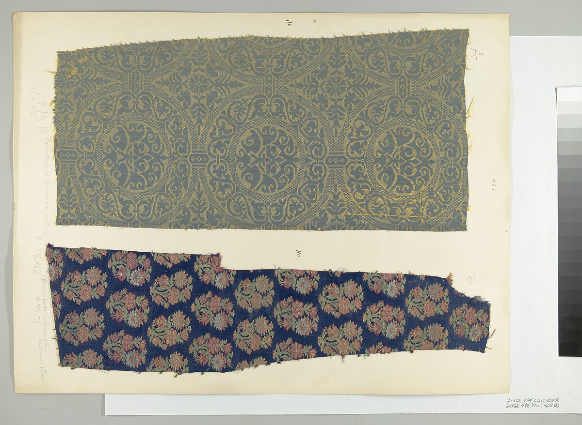Fragment, Silk, Italian