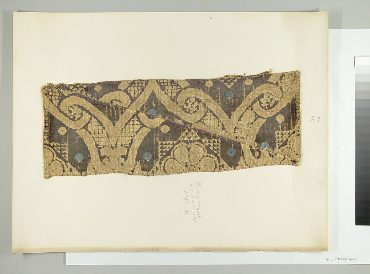 Fragment, Silk, Italian