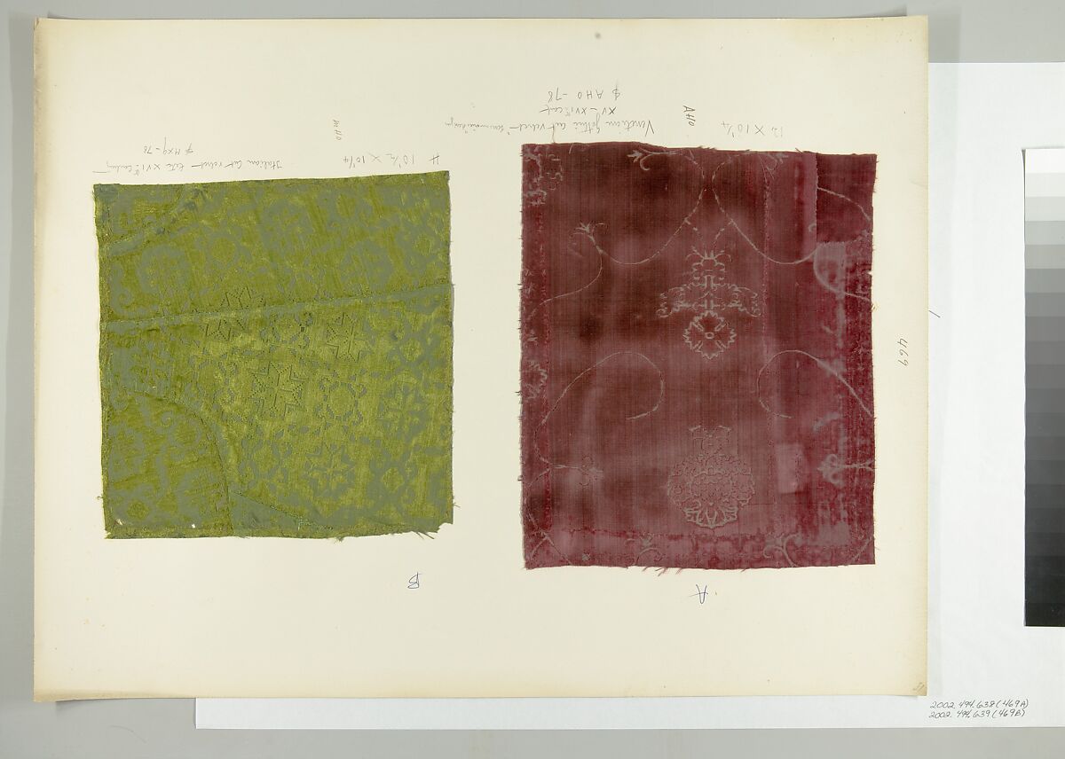 Fragment, Silk, Italian