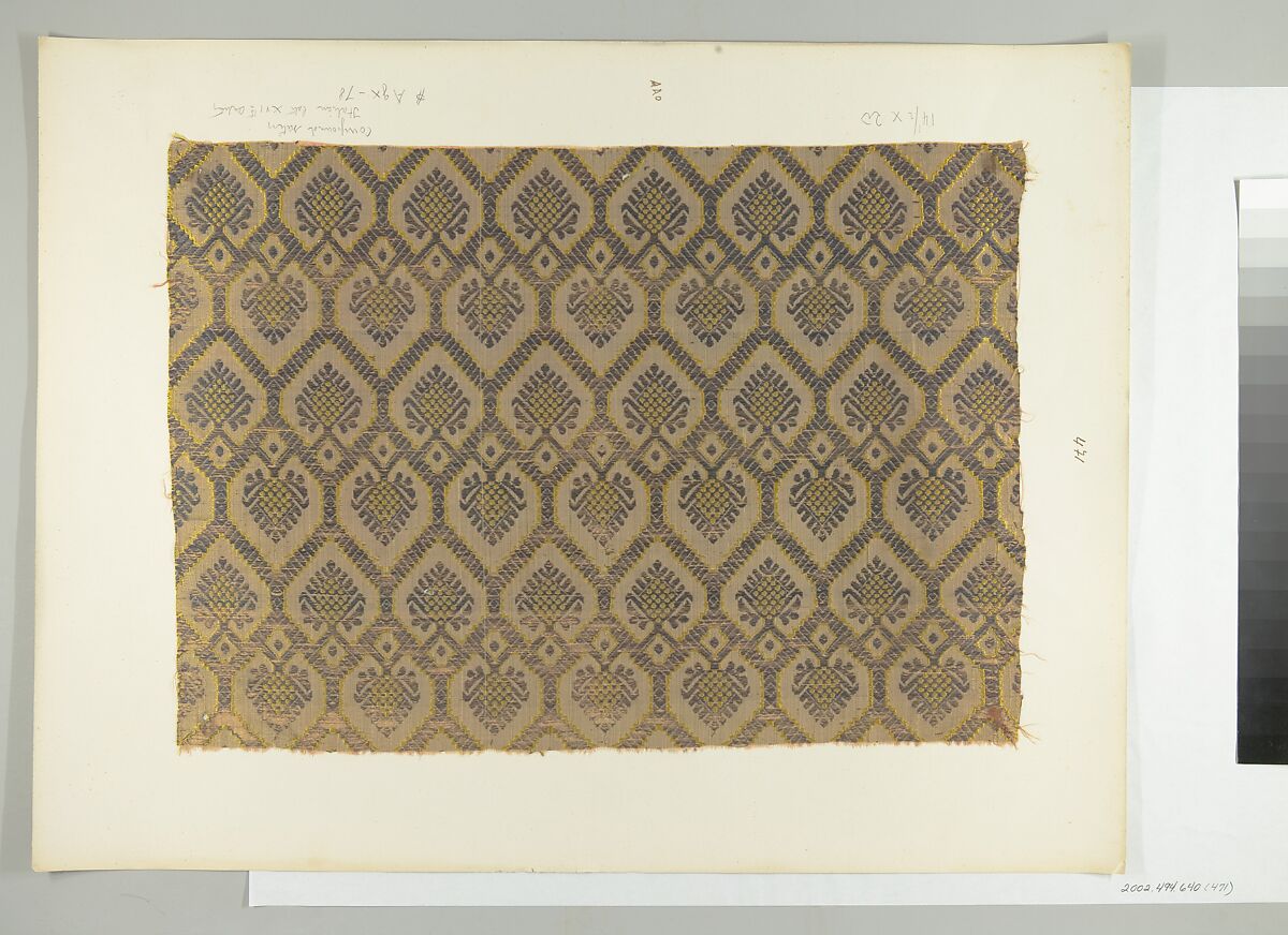 Fragment, Silk, Italian