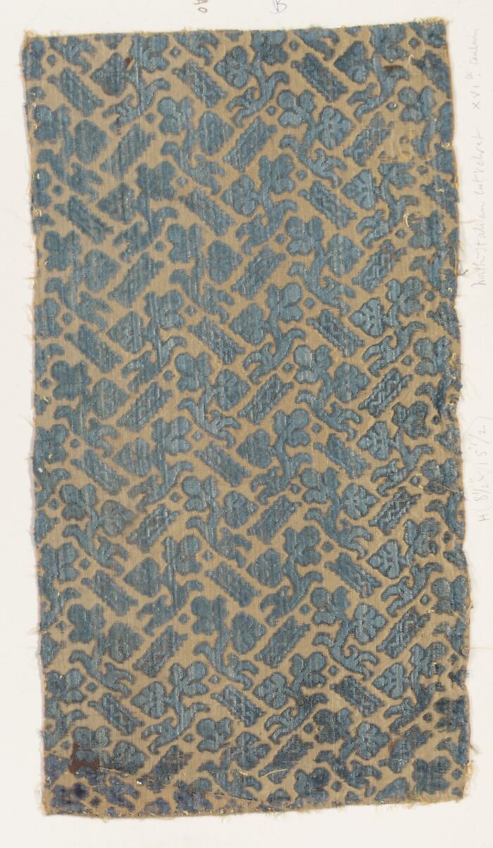 Fragment, Silk, Italian 