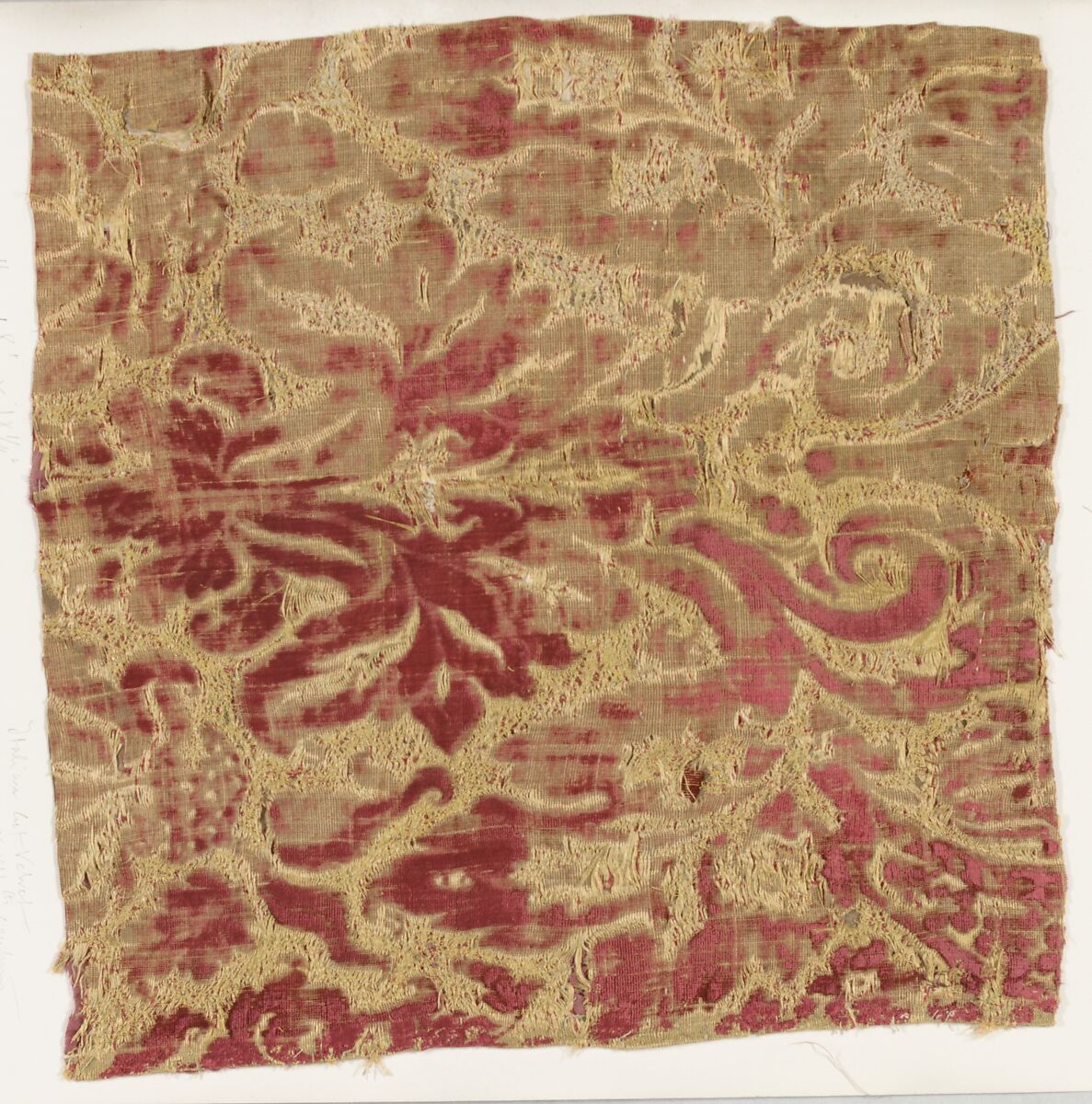 Fragment, Silk, Italian 