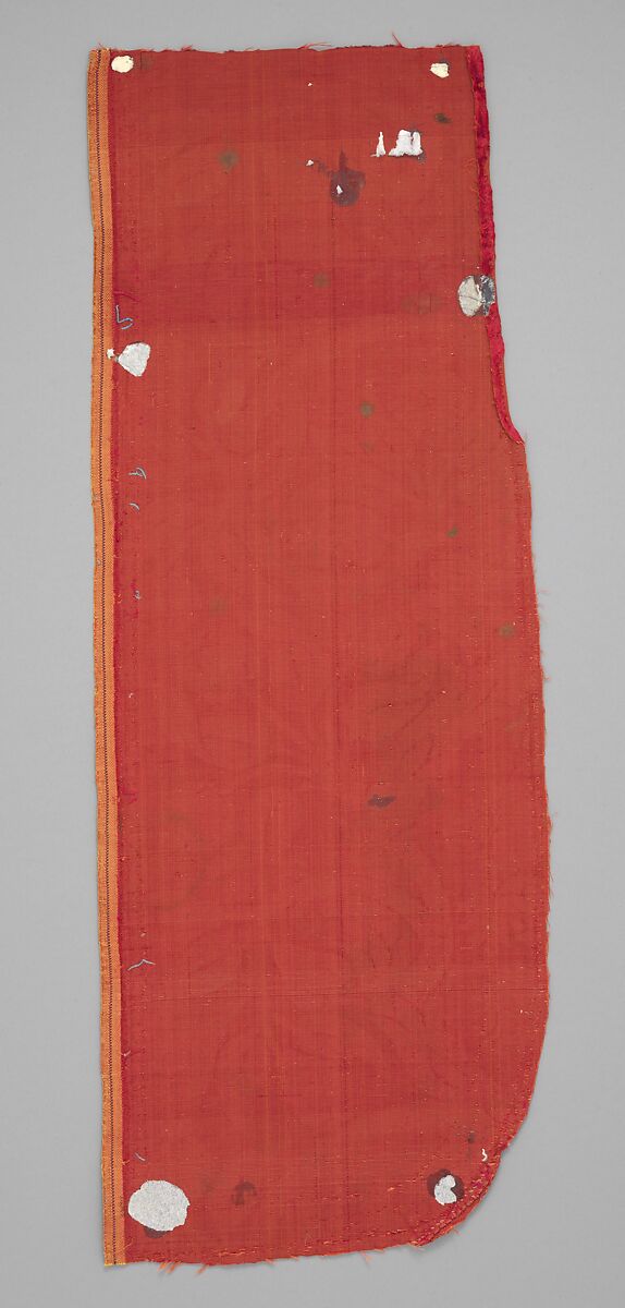 Fragment with Sempervivum tectorum motif, Silk, Italian, probably Milan