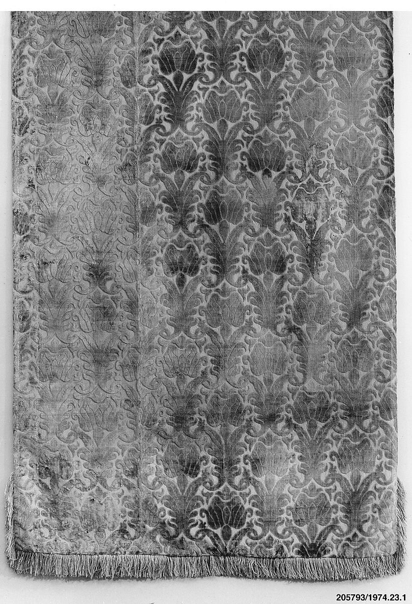 Panel, Silk, Italian or Spanish 