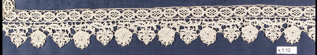 Fragment, Needle lace, Italian