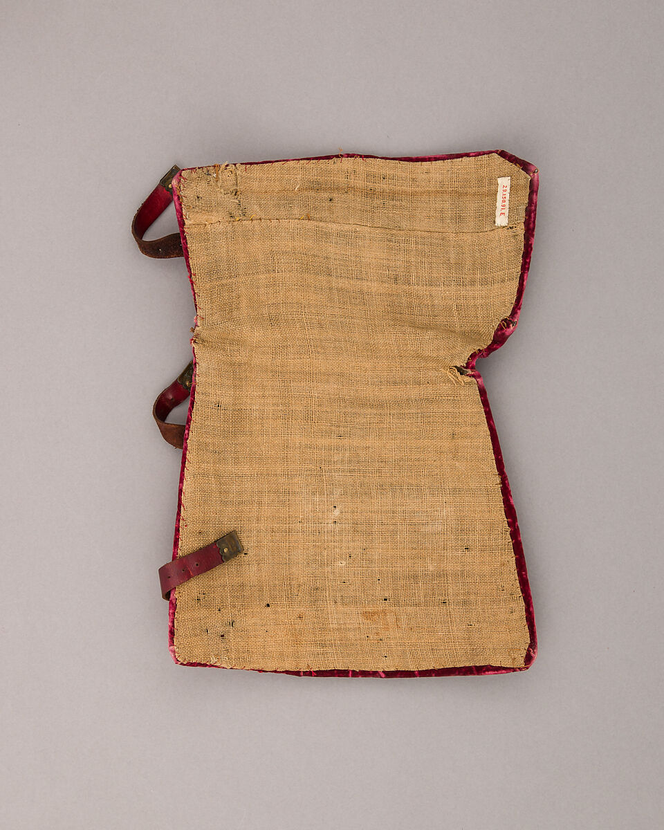 Brigandine Armor, Steel, latten, velvet, brass, Italian