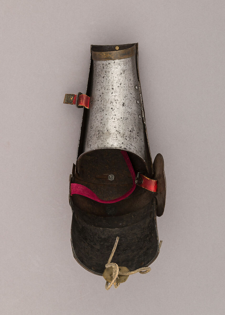 Brigandine Armor, Steel, latten, velvet, brass, Italian