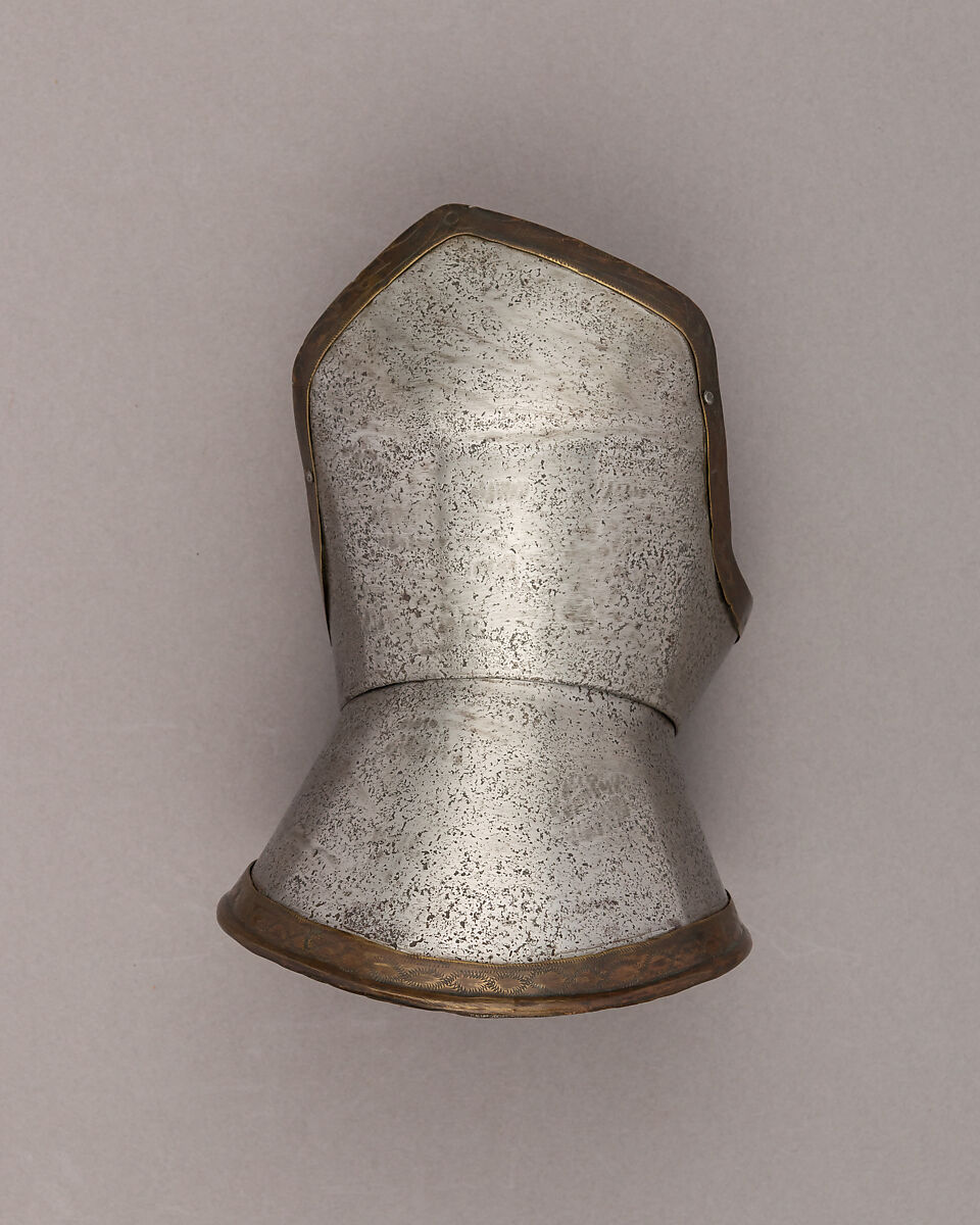 Brigandine Armor, Steel, latten, velvet, brass, Italian