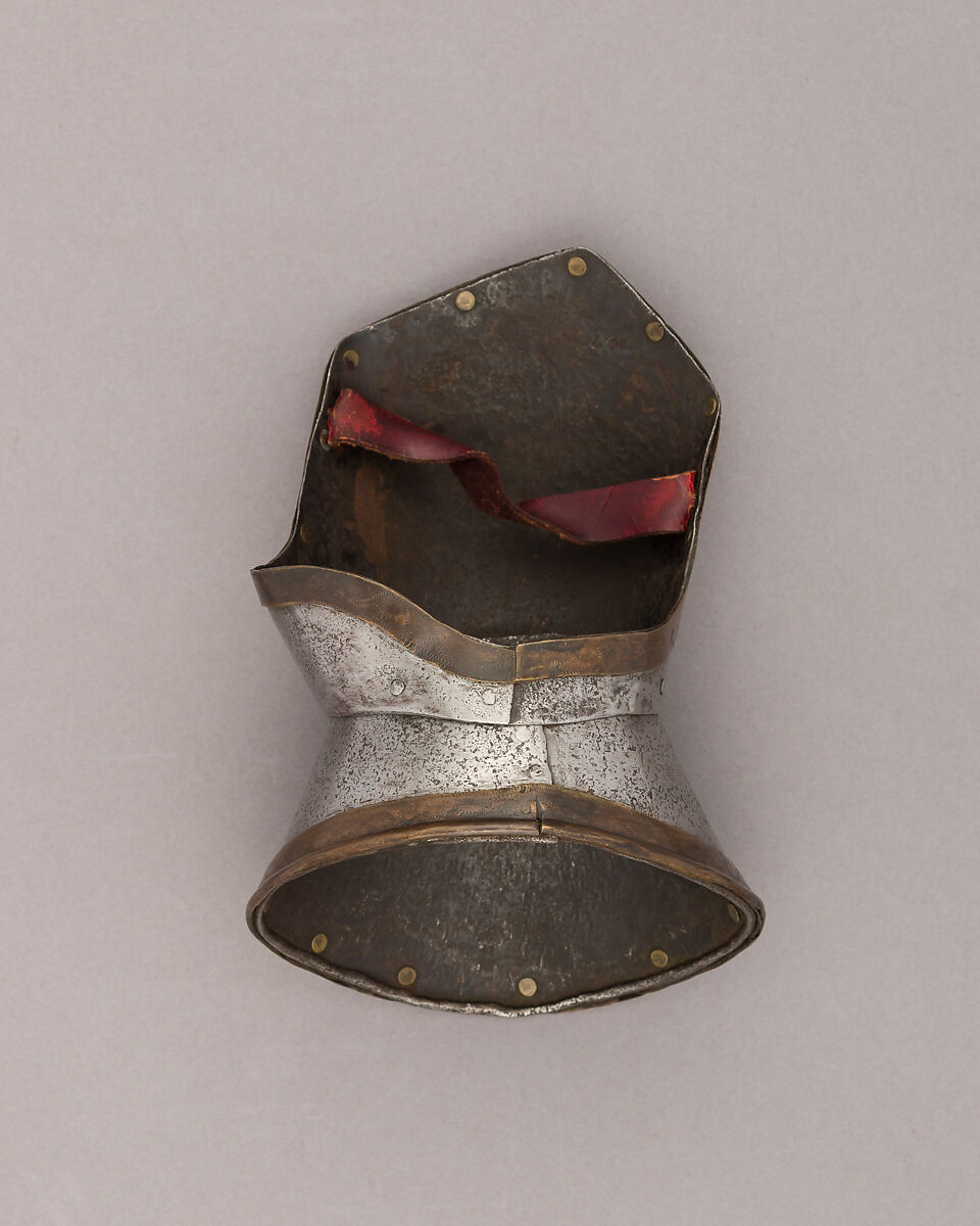 Brigandine Armor, Steel, latten, velvet, brass, Italian