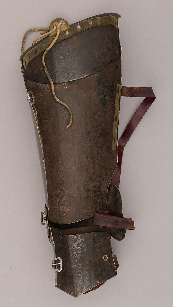 Brigandine Armor, Steel, latten, velvet, brass, Italian