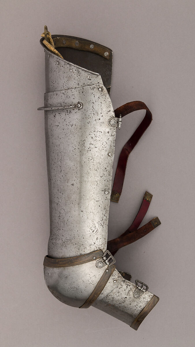 Brigandine Armor, Steel, latten, velvet, brass, Italian