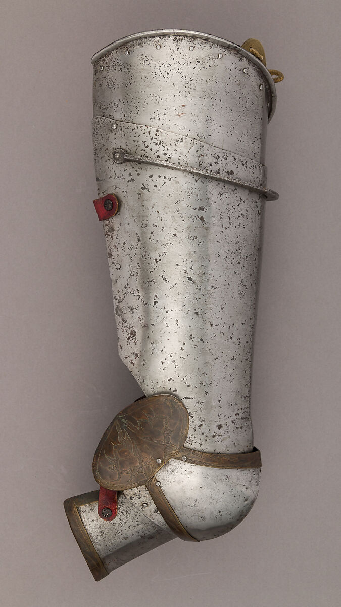 Brigandine Armor, Steel, latten, velvet, brass, Italian