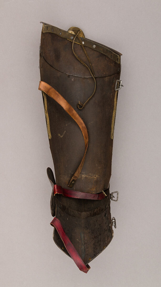 Brigandine Armor, Steel, latten, velvet, brass, Italian
