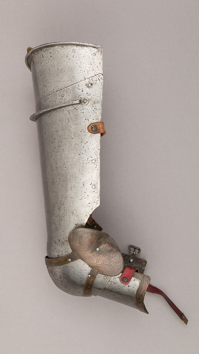 Brigandine Armor, Steel, latten, velvet, brass, Italian