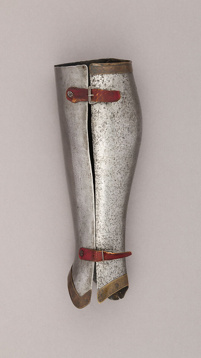 Brigandine Armor, Steel, latten, velvet, brass, Italian