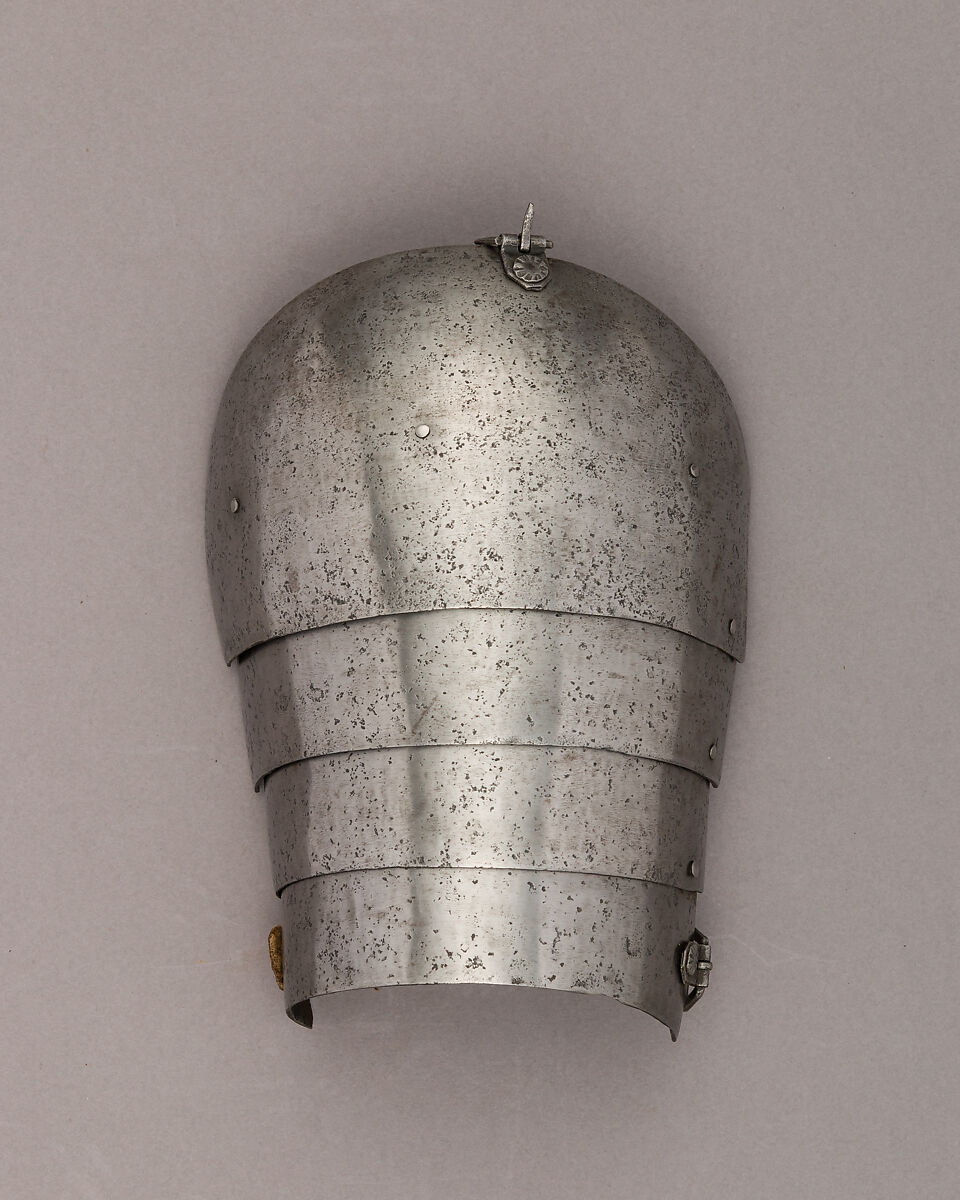 Brigandine Armor, Steel, latten, velvet, brass, Italian